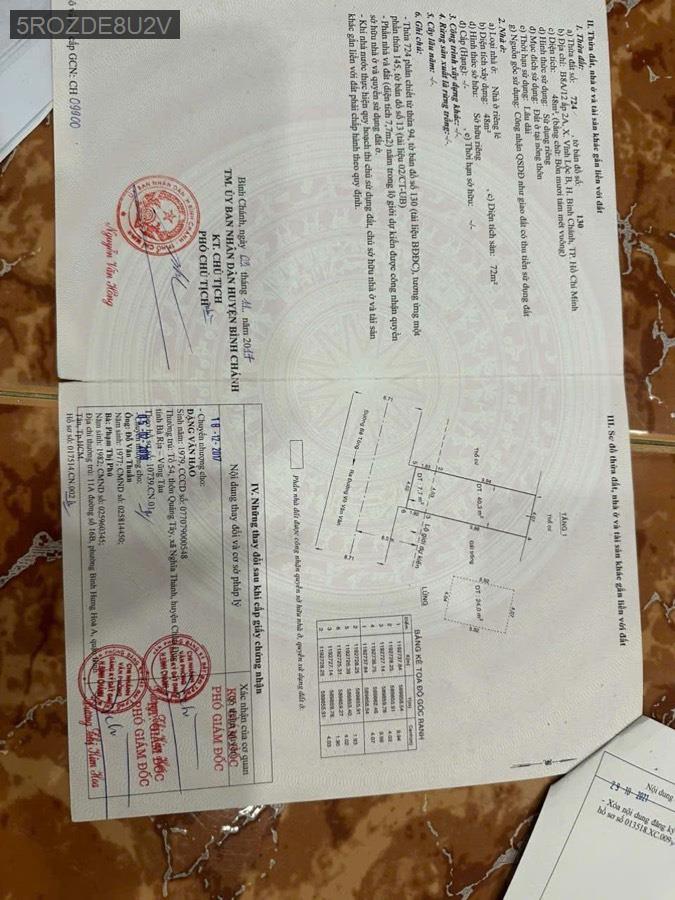 Bán nhà SHR Võ Văn Vân diện tích 4x12. Giá 3.8tỷ - Xã Vĩnh Lộc B  -  Huyện Bình Chánh  - (ảnh - 0)