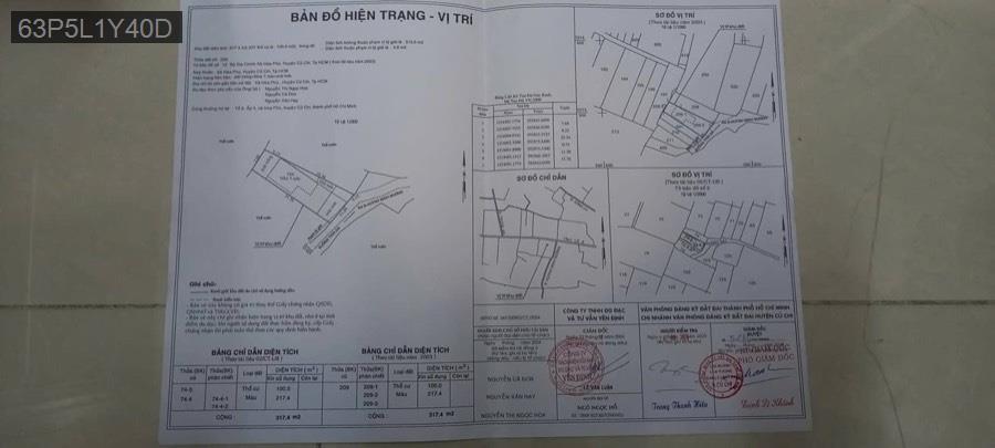 Bán nhà cấp 4 đường Huỳnh Minh Mương TDT 317m², đường trước rộng, gần nhiều tiện ích - Xã Hòa Phú  -  Huyện Củ Chi  - (ảnh - 1)