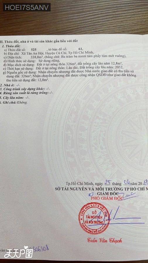 Bán dãy trọ Xã Tân An Hội đối diện Quán Nhậu Cậu 3 Lục Bình. Mặt tiền đường bê tông thông thoáng - Xã Tân An Hội  -  Huyện Củ Chi  - (ảnh - 1)