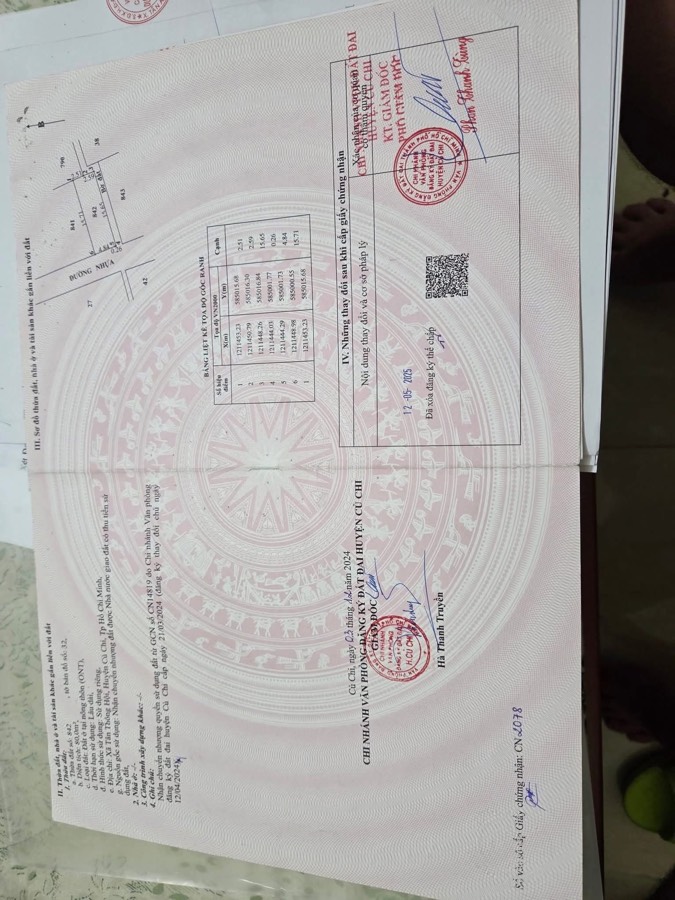 Bán nhà 1 trệt 1 lầu gần ngã tư quán đôi, chợ sáng, trường học. Giá 2tỷ9 còn TL - Xã Tân Thông Hội  -  Huyện Củ Chi  - (ảnh - 5)