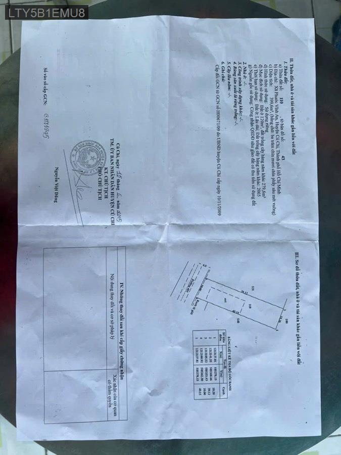 Bán nhà mặt tiền đường nhựa Lê Thị Hoa, một căn nhà 4 căn nhà trọ một mảnh vườn. Giá 5.5tỷ còn bớt - Xã Phước Vĩnh An  -  Huyện Củ Chi  - (ảnh - 0)