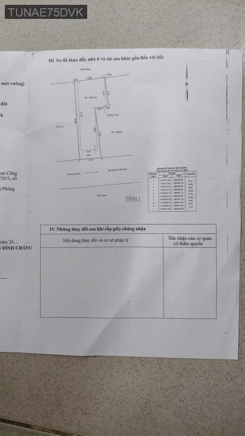 Bán nhà Sổ Hồng Riêng gần chợ Vĩnh Lộc, trường học, trung tâm ngã 5. Giá 5tỷ TL - Xã Vĩnh Lộc A  -  Huyện Bình Chánh  - (ảnh - 0)