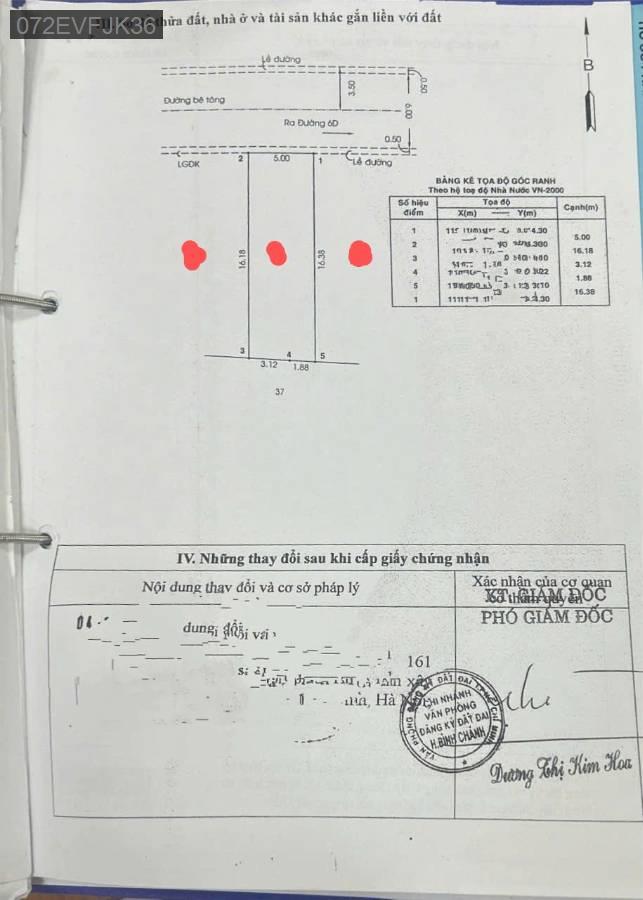 Bán đất SHR gần UBND xã Vĩnh Lộc B, 5x16.5 - Xã Vĩnh Lộc B  -  Huyện Bình Chánh  - (ảnh - 0)