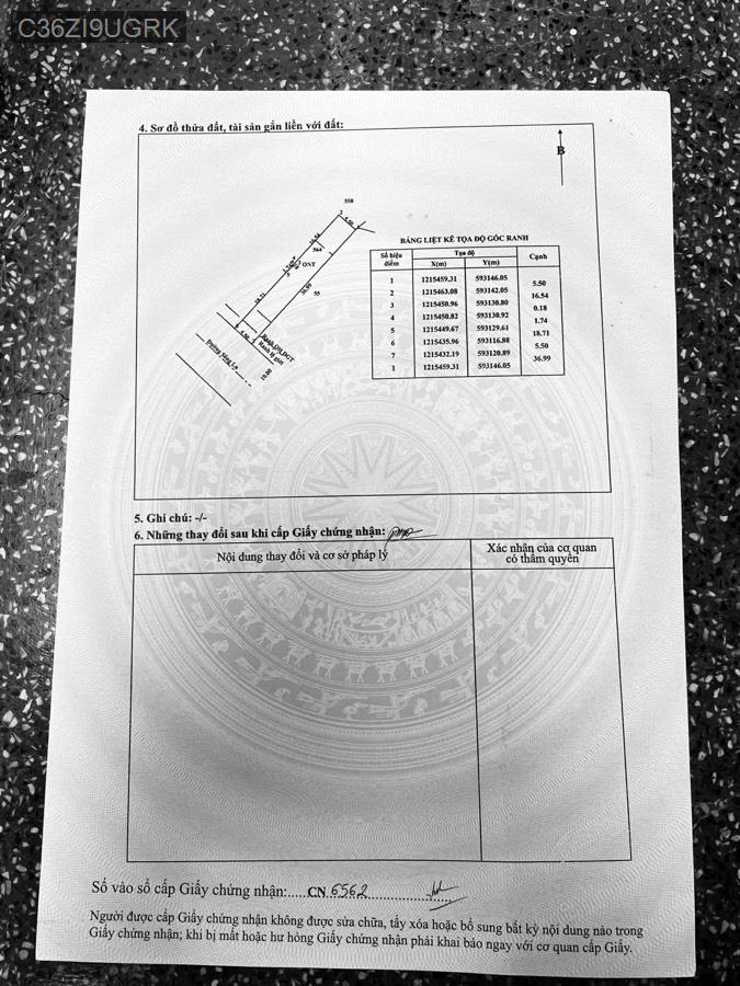Bán kho mặt tiền đường Sông Lu, diện tích 5.50x37. Đường xe container quay đầu - Xã Hòa Phú  -  Huyện Củ Chi  - (ảnh - 6)