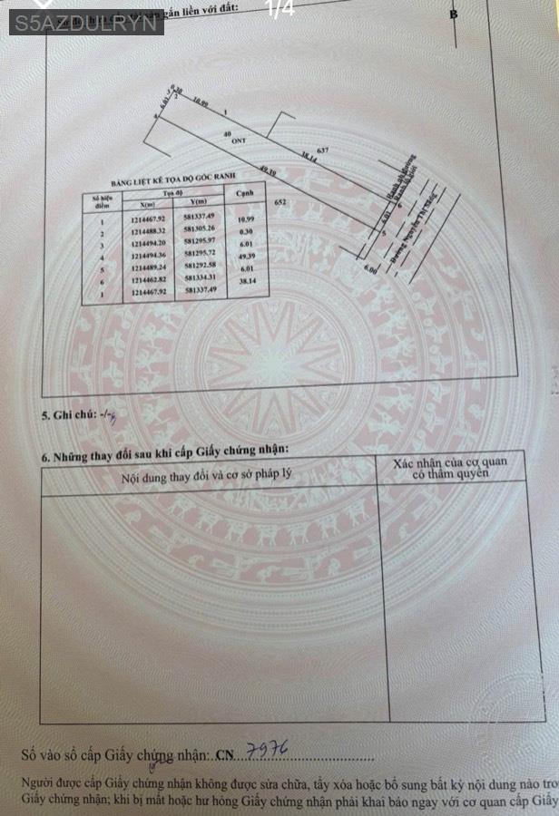 Bán đất mặt tiền Nguyễn Thị Sẳng. Thổ cư 6x50 - Xã Tân An Hội  -  Huyện Củ Chi  - (ảnh - 2)