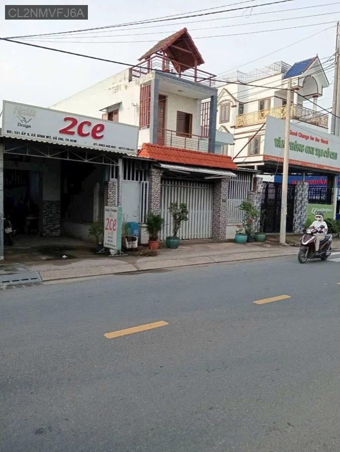 Bán nhà 1 trệt 1 lầu mặt tiền đường Bình Mỹ, diện tích 7.84x22 full thổ cư nhà hoàn công đầy đủ.  - Xã Bình Mỹ  -  Huyện Củ Chi  - (ảnh - 4)