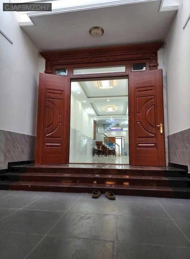 Bán nhà mặt tiền Trần Văn Mười, diện tích 4x37 nhà 1 trệt 2 lầu đúc BTCT.  - Xã Bà Điểm  -  Huyện Hóc Môn  - (ảnh - 1)