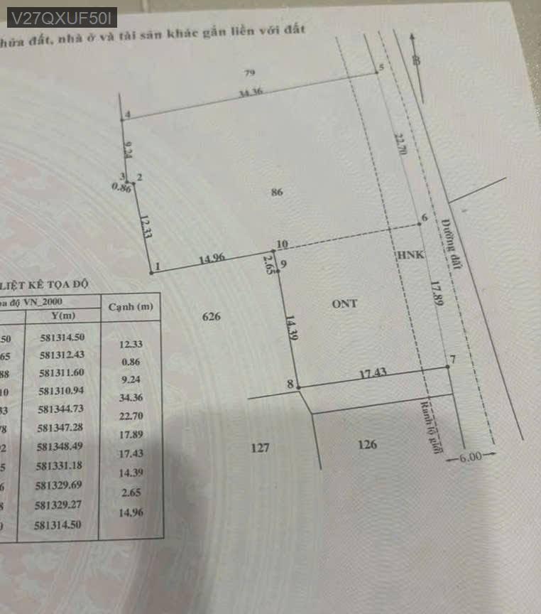 Bán nhà vườn Tân An Hội, diện tích 1066m² thổ cư 250m². Đường xe hơi - Giá 5tỷ3 - Xã Tân An Hội  -  Huyện Củ Chi  - (ảnh - 3)