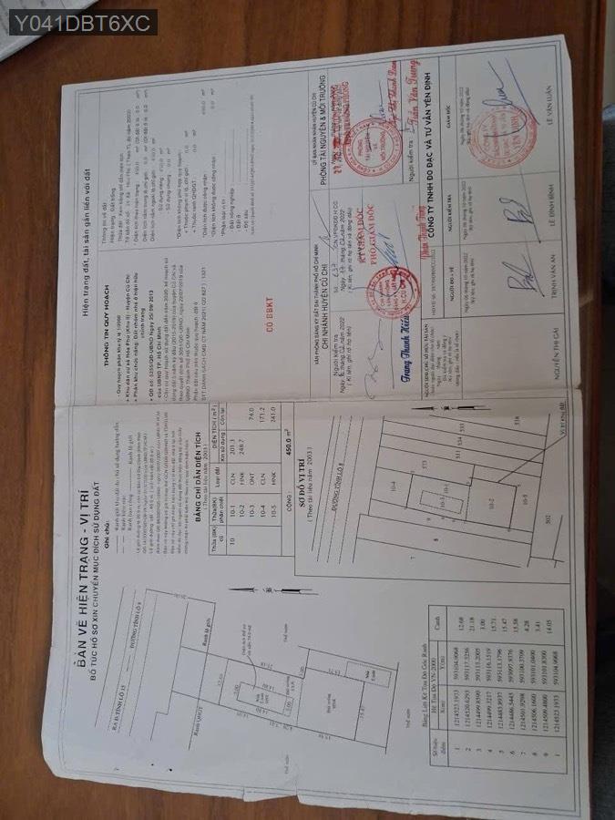 Bán lô đất mặt tiền TL8, gần kế bên công ty xe Samco. Vị trí mặt tiền kinh doanh buôn bán sầm uất  - Xã Hòa Phú  -  Huyện Củ Chi  - (ảnh - 0)