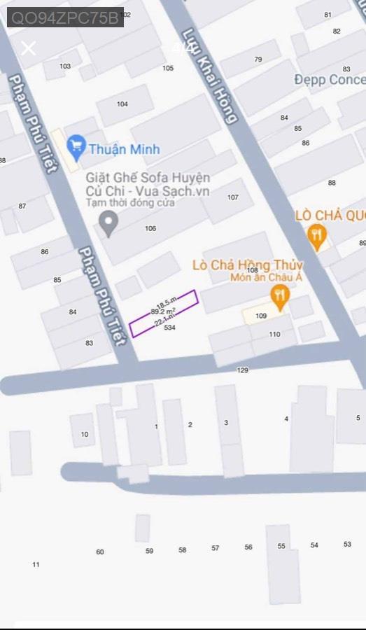 Bán đất cách Tỉnh Lộ 8 200m, xung quanh khu dân cư đầy đủ mọi tiện ích dịch vụ - TT. Củ Chi  -  Huyện Củ Chi  - (ảnh - 0)