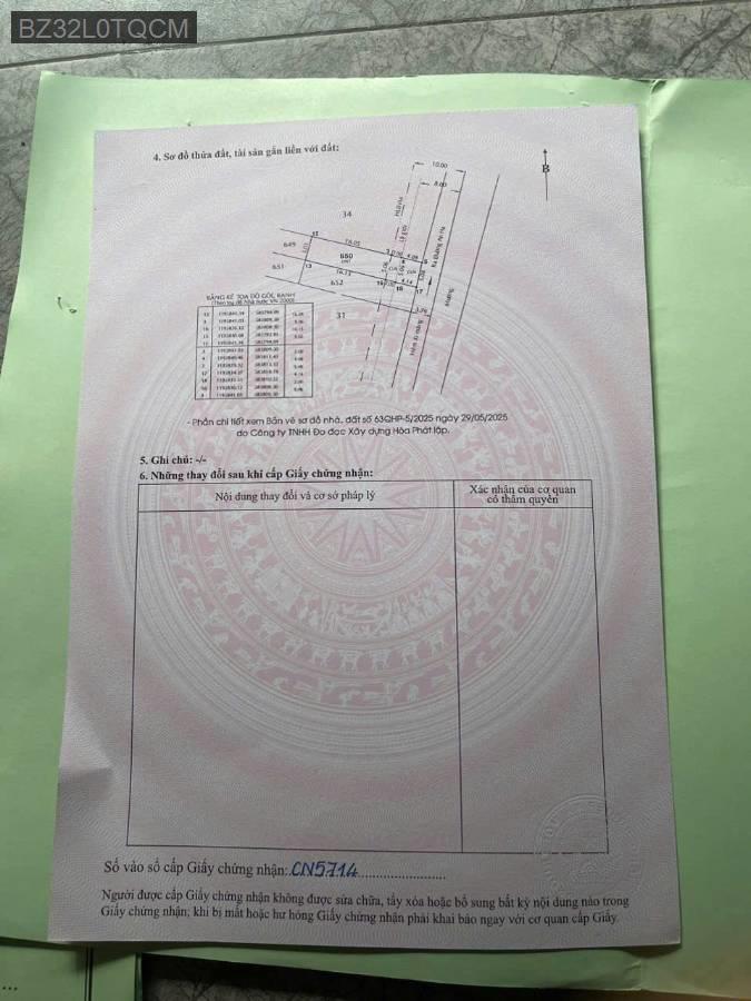 Bán đất thổ cư An Hạ 5x22 - Xã Phạm Văn Hai  -  Huyện Bình Chánh  - (ảnh - 1)